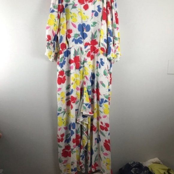 RIXO Dresses Rixo X Target Floral Ruffled Midi Dress Poshmark